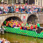 Boat Parade durante la Semana del Orgullo en Ámsterdam