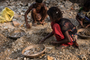Trabajo infantil en las minas