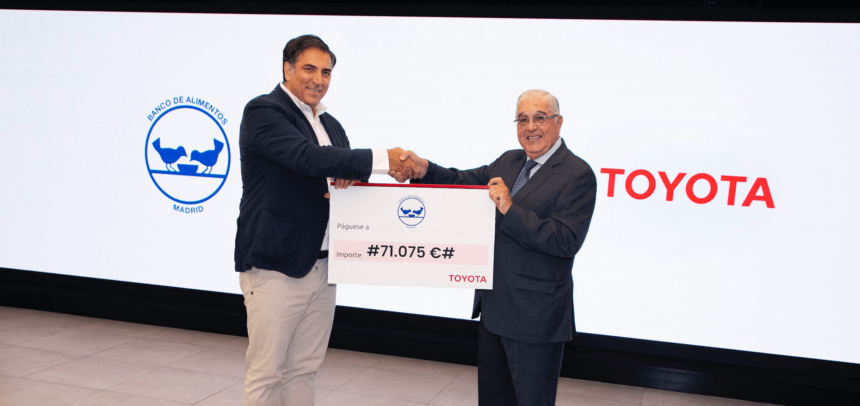 Donación de Toyota España al Banco de Alimentos de Madrid